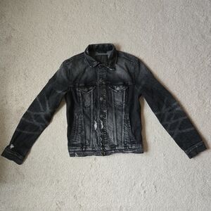 Men's American Eagle Flex Distressed Jean Jacket